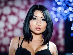 Asian Waitress Rina Ellis Enjoys Interracial Slamming