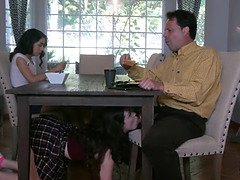 Aliya Brynn and Jackie Rogen obey Eric's new rules and get pounded in doggystyle