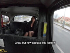 Euro Taxi French Babe Ania Kinski Gives an Amazing Blowjob - Ania kinski