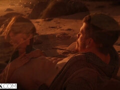 Sucer une bite, Brunette brune, Éjaculation interne, Léchez, Chatte, Chevaucher, Rugueux, Nénés