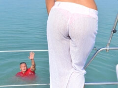 フェラチオ, 茶髪の, バック, アウトドア, 剃毛, ティーン, オッパイの