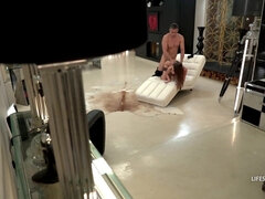 Suihinotto, Spermashotti, Syväkurkku, Takaapäin, Rankka, Korkokengät, Alusvaatteet, Kiusaus