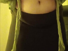 Grote kont, Mollig, Indisch, Rijpe lesbienne, Natuurlijke tieten, Naakt