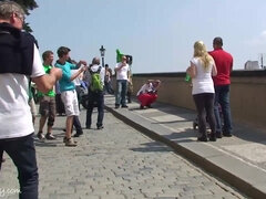 Rumpa, Baben, Hd, Naken, Utomhus, Offentlig, Fitta, Tuttar