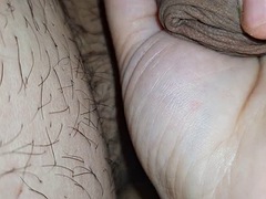 Step mom best handjob with sexy nails give you a better handjob