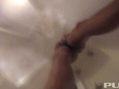 Sexy Indian Milf Priya Rai takes a hot steamy shower
