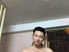 Asiatisch, Schwul, Masturbation, Muskel, Netzkamera
