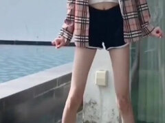 아마추어, 아시안, 집에서 만든, 수음, 자연의 가슴, 야외의, 혼자, 청소년