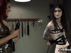 Anaal, Kont, Bondage discipline sadomasochisme, Dominatie, Dominante vrouw, Lesbisch, Meesteres, Slaaf