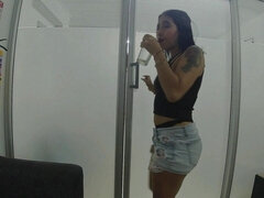 Stor rumpe, Kukk suging, Par, Bløtkake, Hjemmelaget, Latina, Spansk, Tattovering