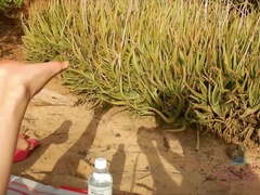 Bionda, Pompino, Piedi, Toccando, Fidanzata, All'aperto, Punto di vista pov, Magra
