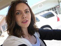 Amatoriale, Grande cazzo, Brunetta, Da dietro, Capellona, Punto di vista pov, Magra, Tette