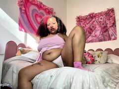 Rumpa, Bbw stor vacker kvinna, Svart, Grovt språk, Pruttar, Hemmagjord, Latina, Solo