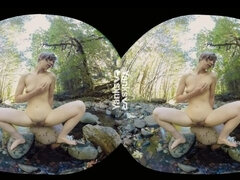 삼차원, 여자, Hd, 수음, 야외의, 현실, 짧은 머리, 젖가슴