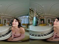 Tredimensionel, Babe, Stor pik, Store bryster, Pik sutte, Brunette, Hårdt, Pov