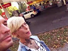 Skinny VICKY HUNDT fucked behind the gas station! dates66.com