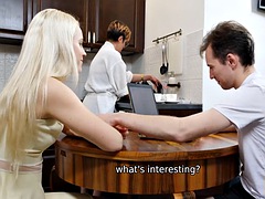 Blondynka, Obciąganie, Hardcore, Mamuśka, Rosyjski, Nastolatki