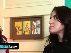 18, Stor røv, Brunette, Hd, Trekant