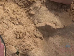 Ranta, Suihinotto, Jalat, Jalkahoito, Tyttöystävä, Ulkona, Näkökulma pov, Julkinen