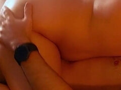 아마추어, 크고 아름다운 여자, 흑갈색 머리, 크림파이, 라티나, 자연의 가슴, 오르가슴, 타는