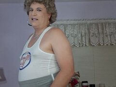 Ερασιτέχνης, Αμερικάνος, Χοντρή γυναίκα, Ώριμη, Μόνος, Βυζιά