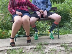 항문에서 입으로, 큰 엉덩이, 약간 뚱뚱한, 모음집, 나이든, 밀프, 엄마, 야외의