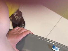 18, 舐める尻, ブロンド, 口内発射, ヨーロピアン, 放尿, おもらし