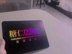 Enthousiasteling, Chinees, Sperma, Hondjeshouding, Vrouw, Handbeurt, Hardcore, Huisgemaakt