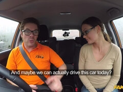 Horny Learner Needs Big Penis To Relax Fake Driving School