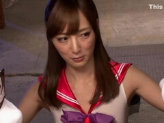 Kukk suging, Hd, Japaner, Trekant