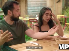 Hot Latina Brunette Seduced By Older Men - HD 1080p Hardcore Sex