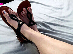 Sædskud, Fødder, Fodjob, Shoes