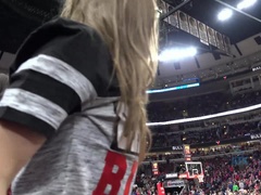 素人, ブロンド, 彼女, ピアス, オマンコ, シャワー, ガリガリ, ストリッピング