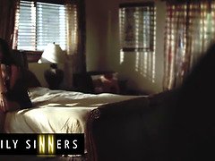 Uber-sexy (Silvia Saige) wants a divorce from her husband to screw her step son loosely