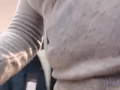 Italian Stepmother With Big Ass In Jeans Goes Shopping And Shows You Butt Plug And Small Diaper