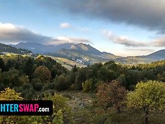 Horny Mature Men Swapped Their Teen Sexy Babes And Enjoy A Hot Orgy