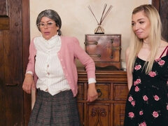 Gros seins, Blonde, Brunette brune, Fille, Léchez, Maman, Chatte, Adolescente