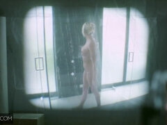 デカパイ, ブロンド, フェラチオ, 顔面騎乗, 自然山雀, オマンコ, 三人, オッパイの