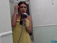 Bad, Soverom, Store pupper, Kukk suging, Sperm skott, Offentlig, Fitte, Våt