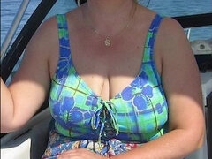 Huge Granny Jugs Jerk off Challenge to the Beat