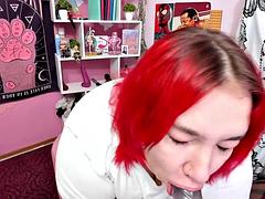 Belle grosse femme bgf, Sucer une bite, Solo, Webcam