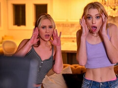 Stor røv, Blondine, Kkm, Naturlige bryster, Pov, Teenager, Trekant, Bryster