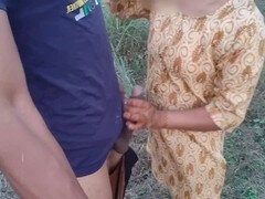 큰 음경, 사정 샷, 인도인, 야외의, 청소년