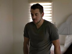 Small tits tranny bareback gets ass fucked by male lover