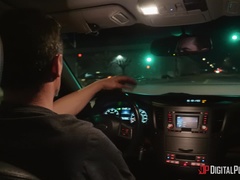 デカパイ, ブロンド, 車, ラティーナ, レズビアン, なめる, オフィス, オマンコ