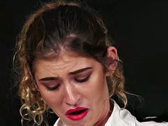 Amatör, Stor kuk, Avsugning, Klädd kvinna naken man, Handjobb, Milf, Suger, Uniform