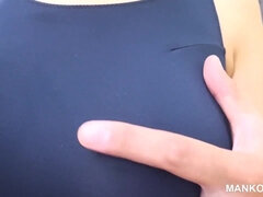 Asiatique, Gros cul, Gros seins, Sucer une bite, Plantureuse, Orgasme, Rasée, Nénés