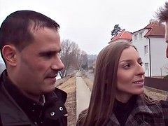 Czech natural teen Morgan Moon