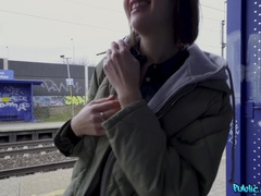 Train Station Smoker Gets Fucked