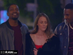 アスtoマウス, フェラチオ, 茶髪の, チン, ダブル開発, オマンコ, 馬乗り, 三人